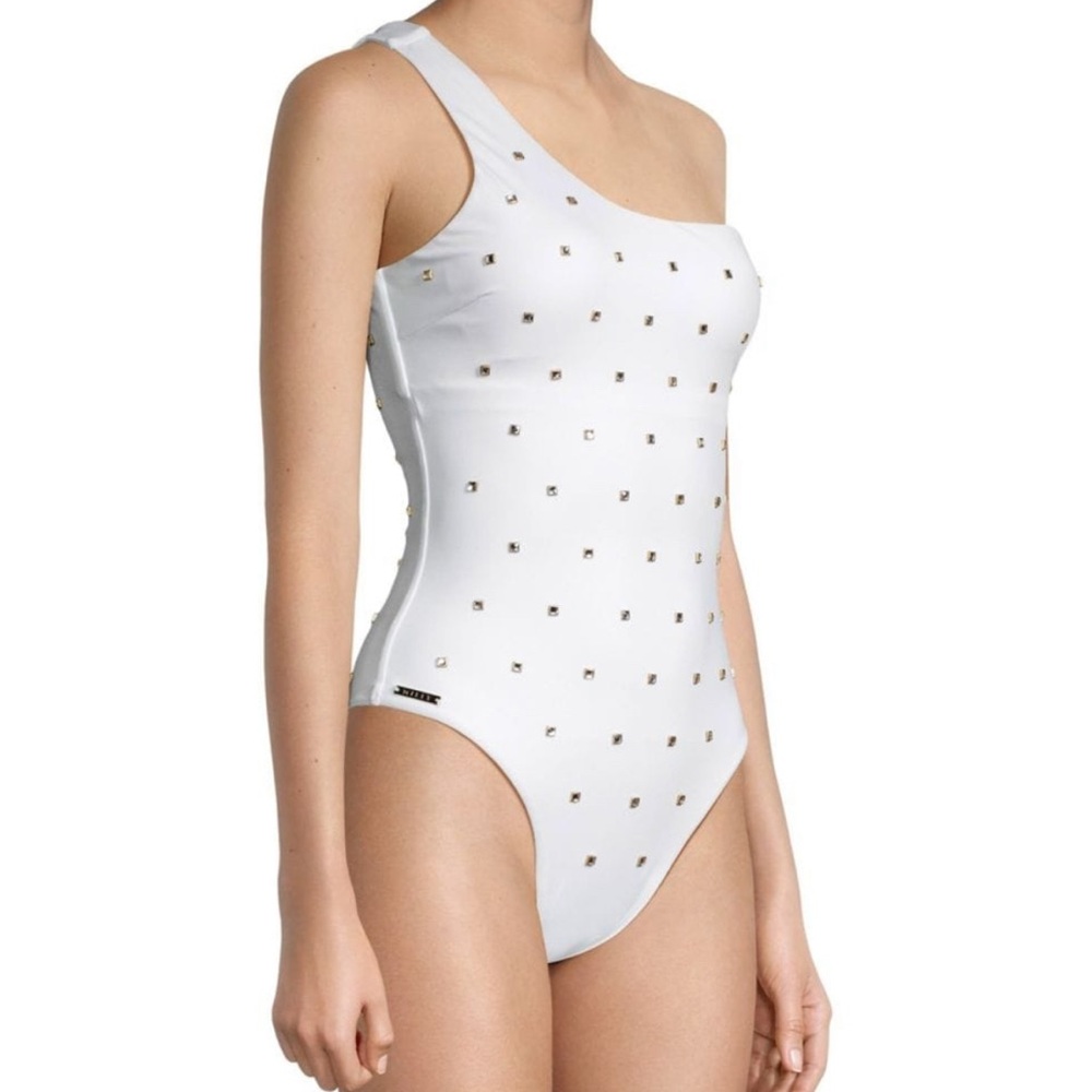 Milly Cabana One-Shoulder Swimsuit